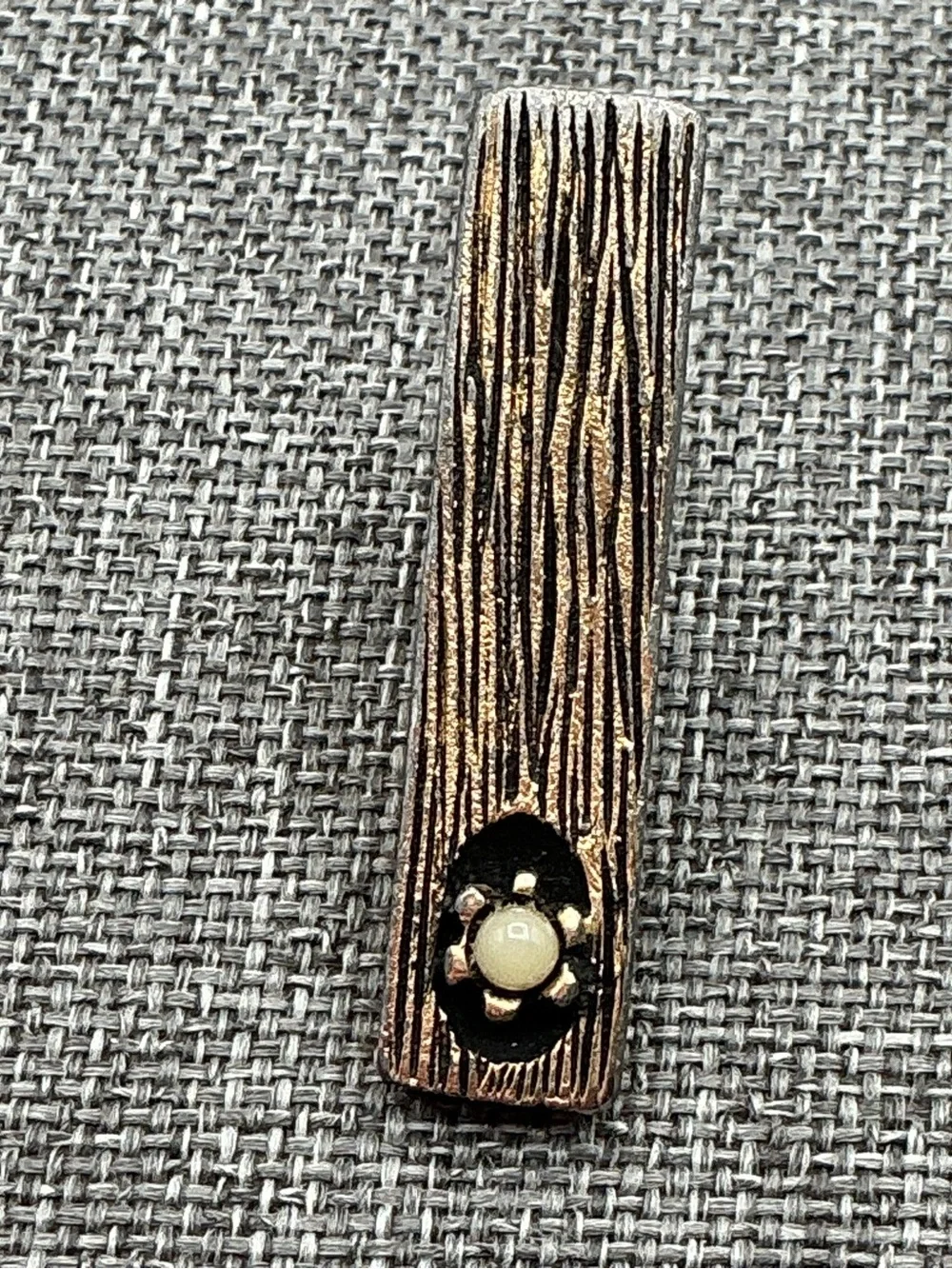 Gold-Tone Vintage 60s Tie Clip